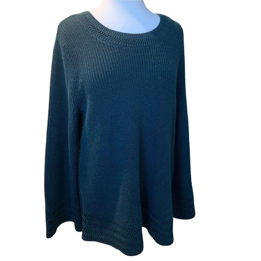 Style &  Company Hunter Greene Long Sleeve Scoop Neck Sweater size XL